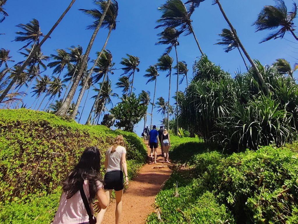 Wandelen naar Coconut Hill